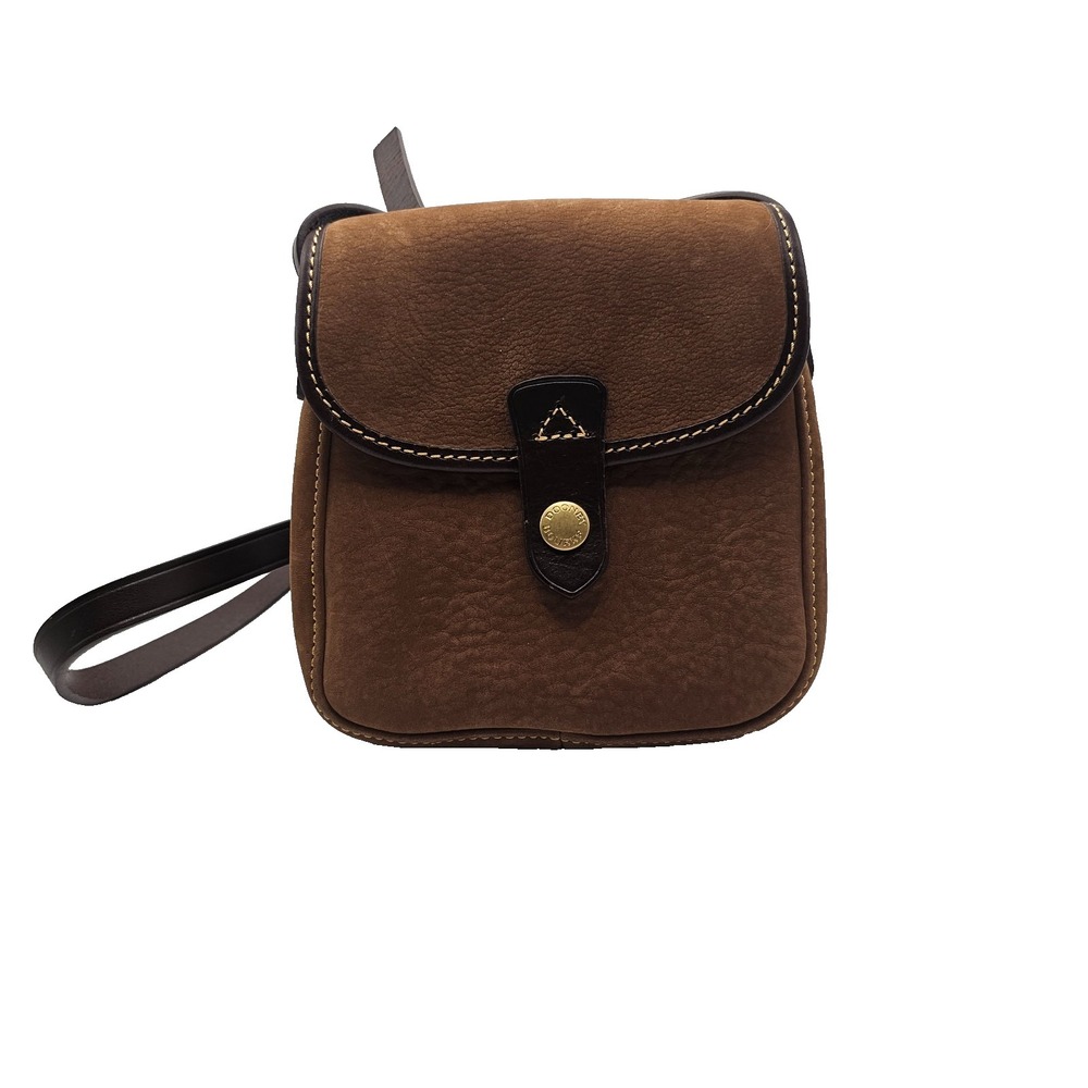 Dooney & Bourke Vintage Leather Crossbody Bag with adjustable strap brown - Picture 3 of 14